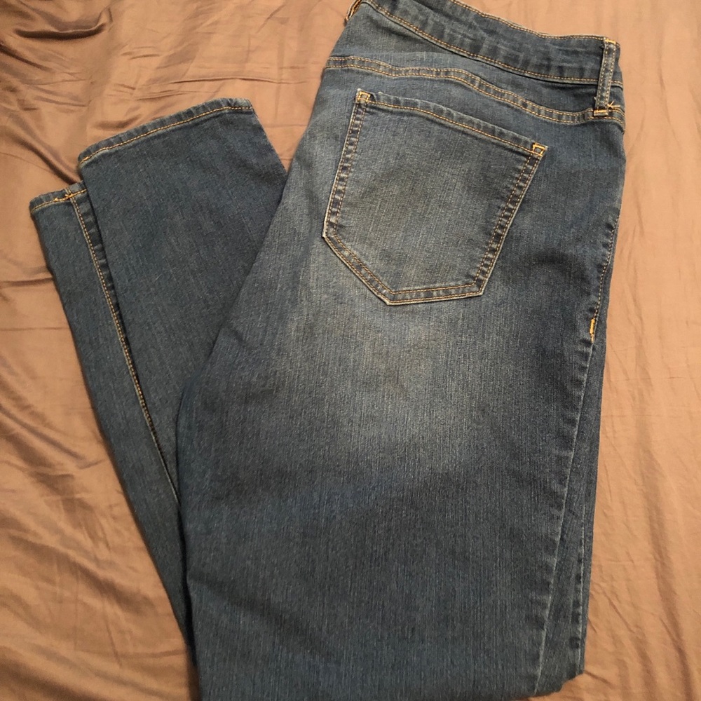Mid rise jeans super skinny